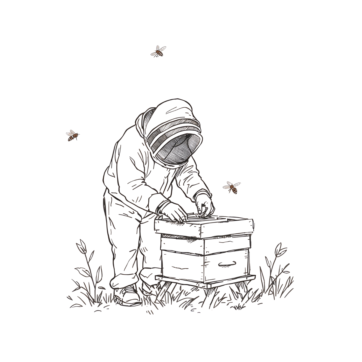Beekeeper icon for Texas farm